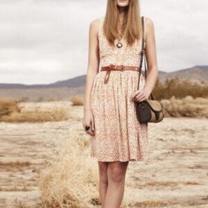 CLUB MONACO Silk Floral Dress